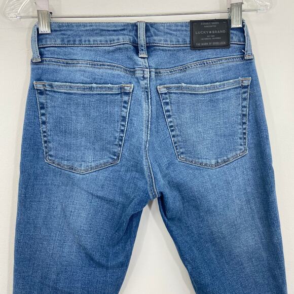 Lucky Jeans Lolita Skinny With Black Glitter Side Stripe - Picture 7 of 8